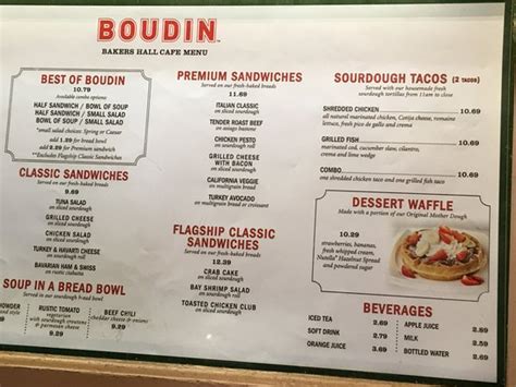 boudin fremont|boudin bakery menu fremont.